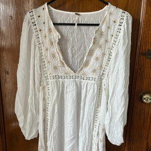 Free People White Tunic